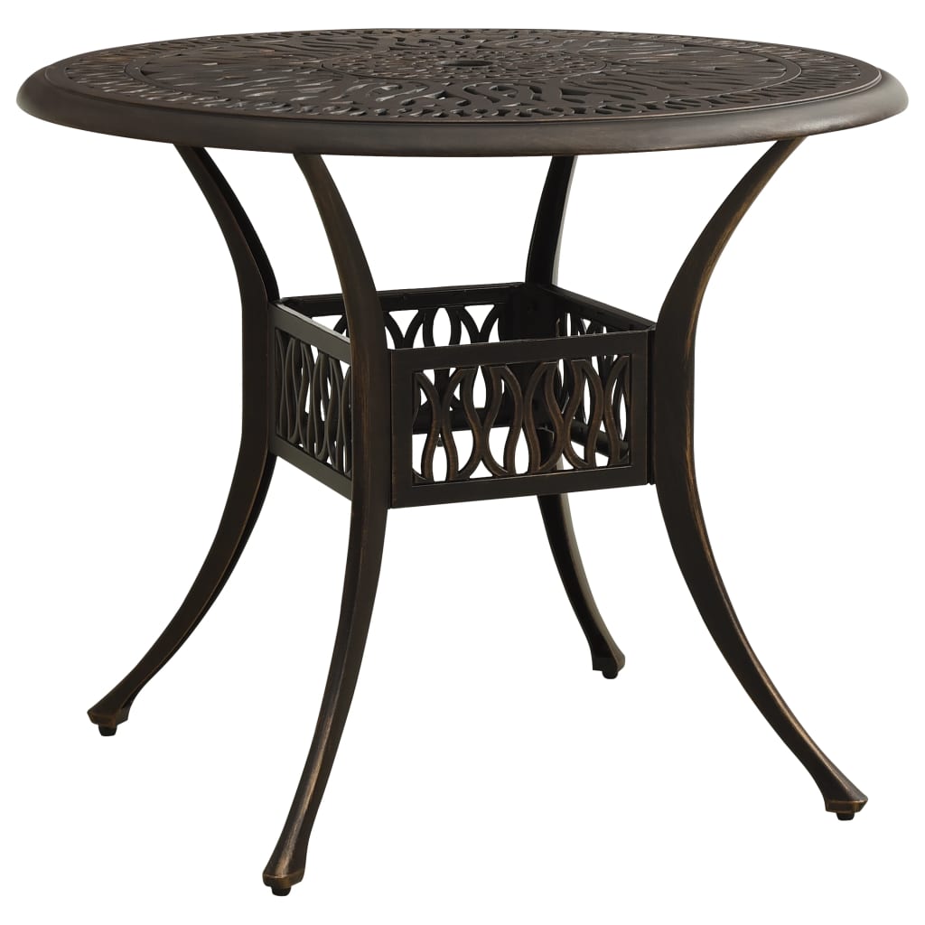 Ensemble de bistro 3 pcs Aluminium coulé Bronze - XIOS