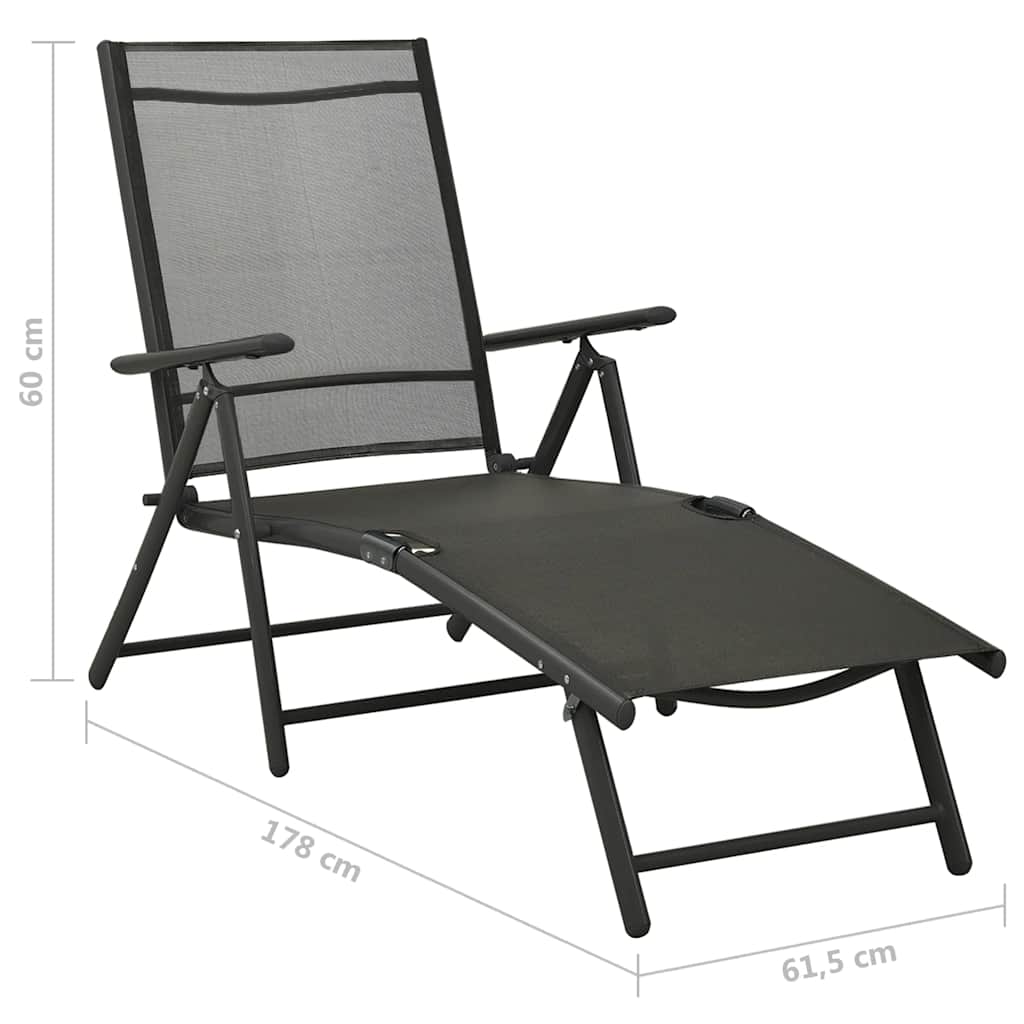 Ensemble à manger de jardin 10 pcs noir et anthracite