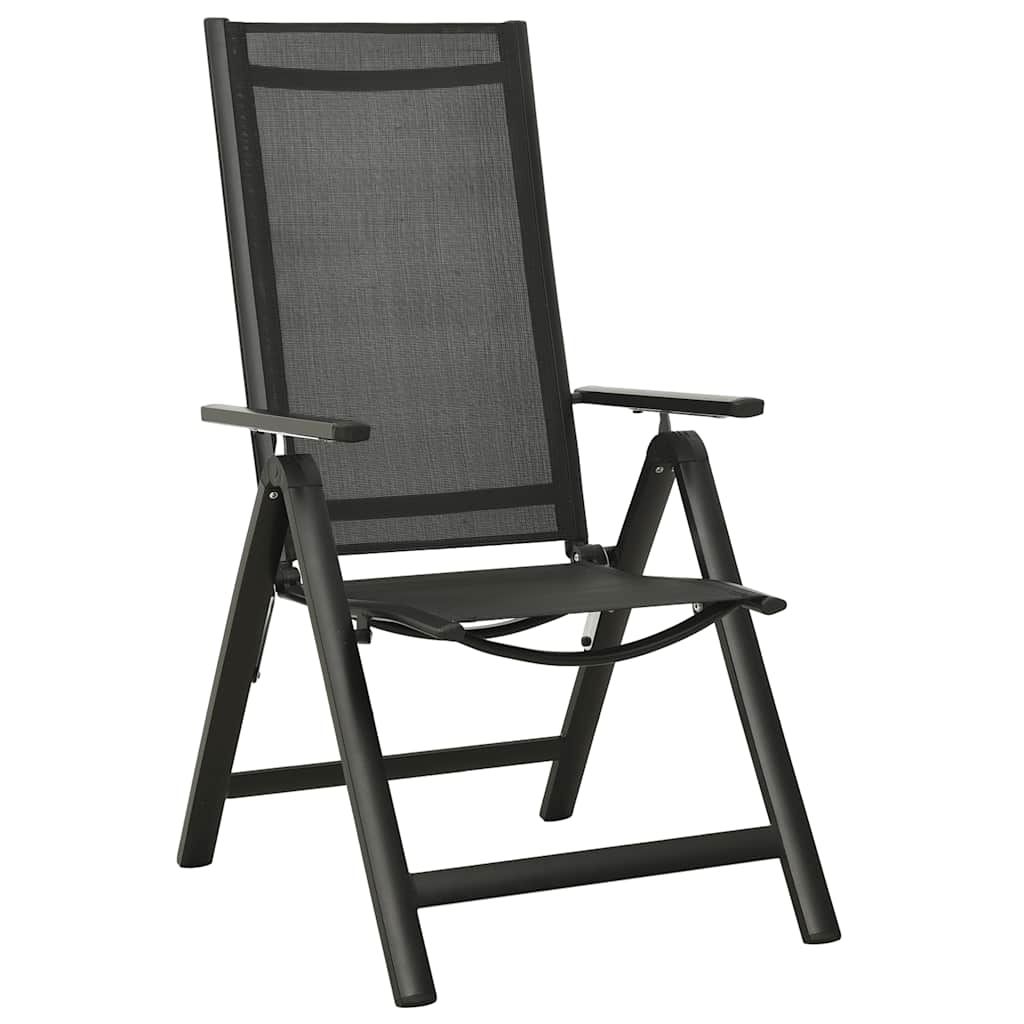 Ensemble de bistro 5 pcs noir et anthracite