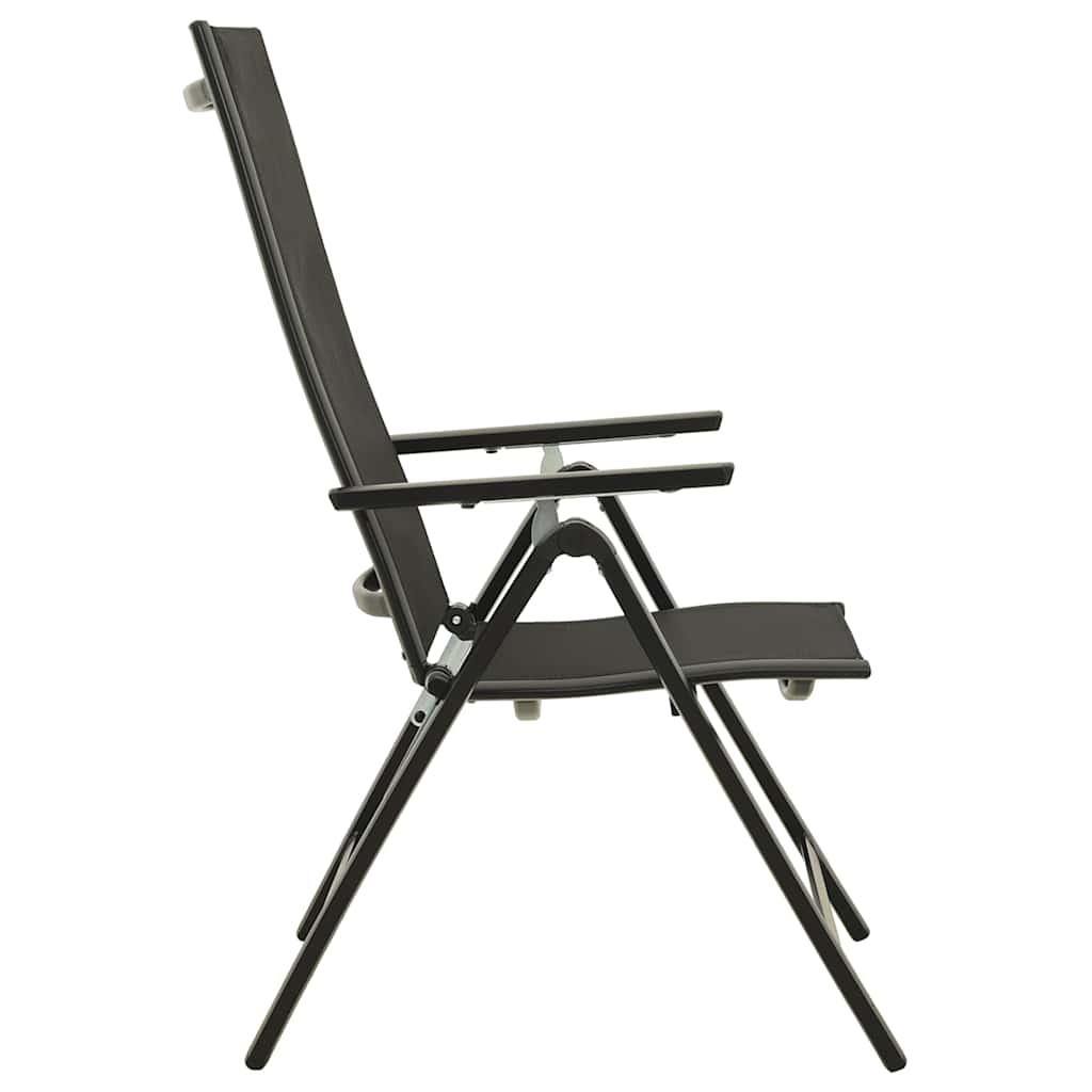Ensemble de bistro 5 pcs noir et anthracite