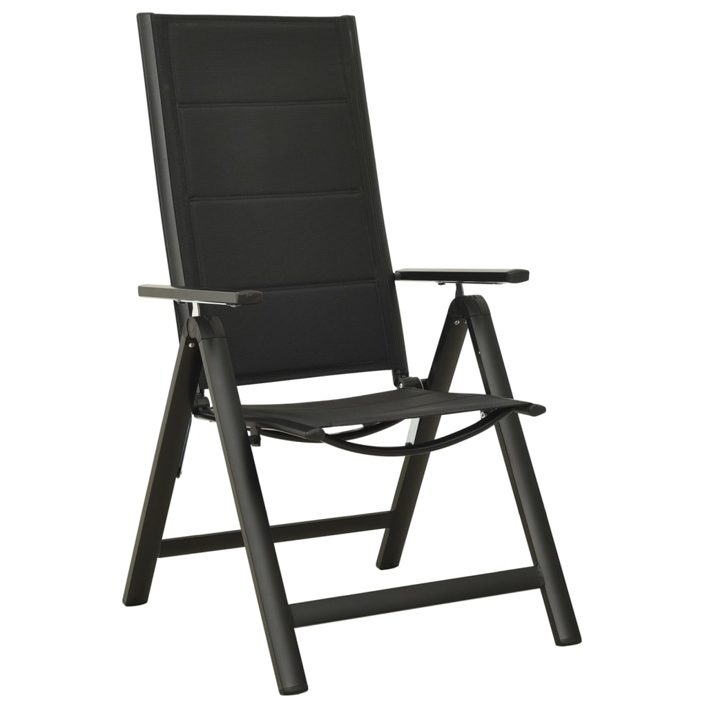 Ensemble de bistro 5 pcs noir et anthracite