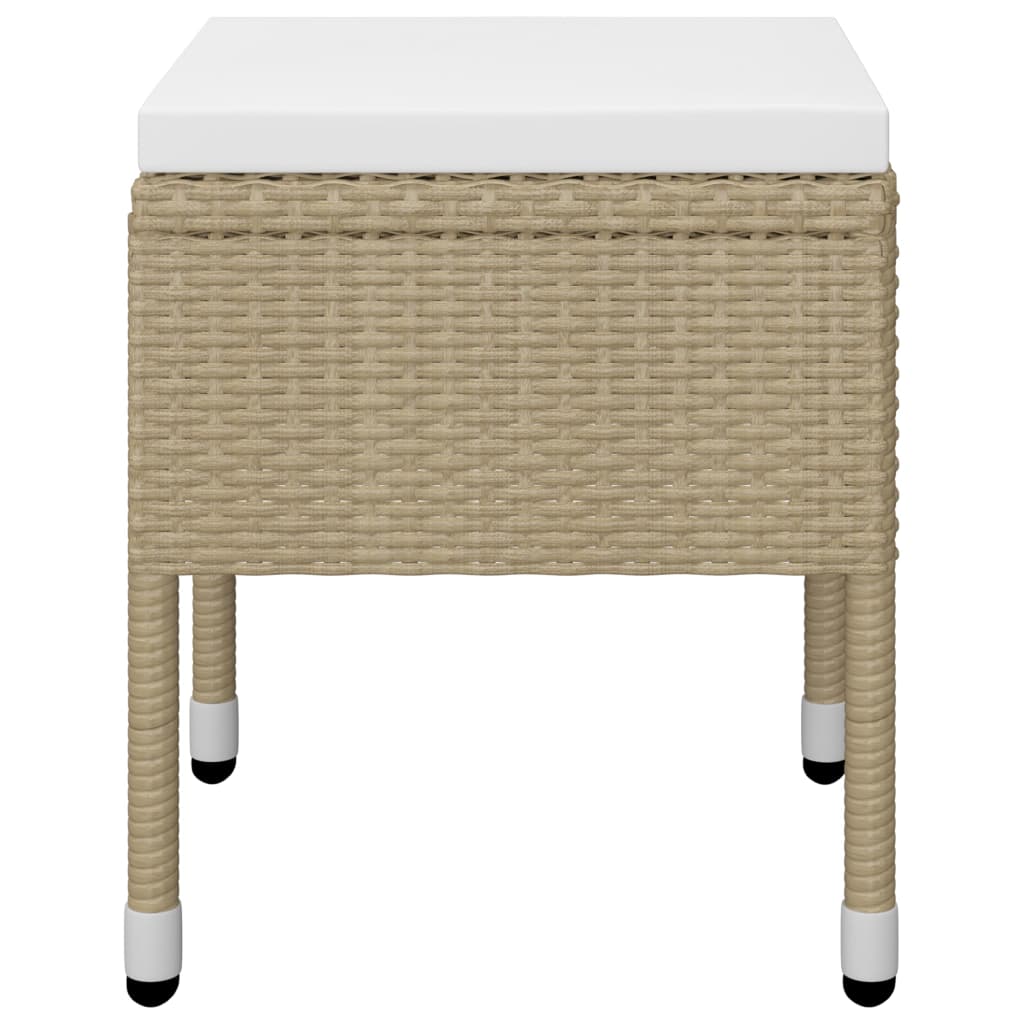 Ensemble à manger de jardin 5 pcs Beige