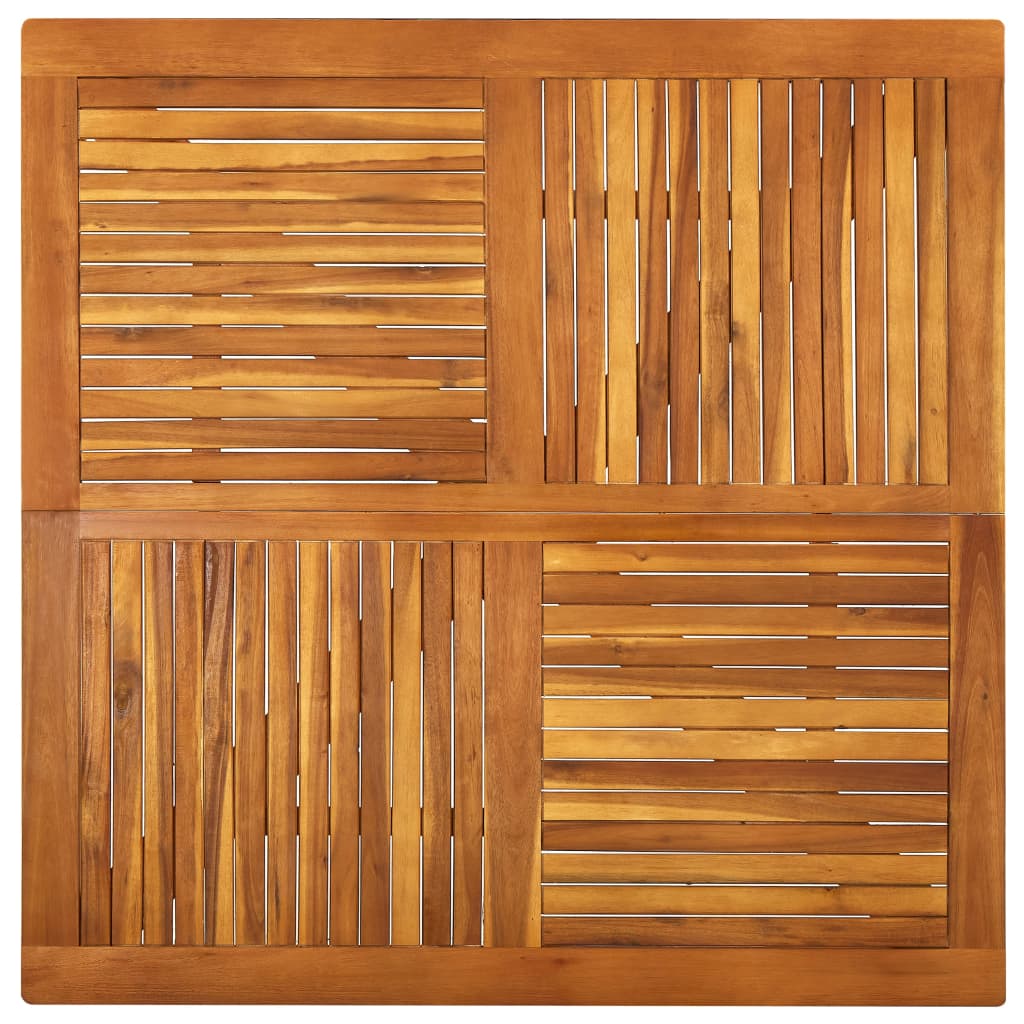 Ensemble à manger de jardin 5 pcs Noir