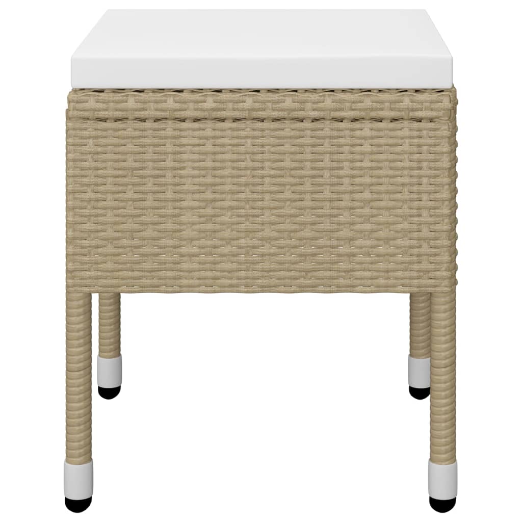 Ensemble à manger de jardin 5 pcs Beige