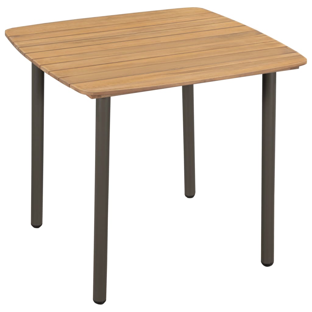 Ensemble à manger de jardin 5 pcs Résine tressée Noir