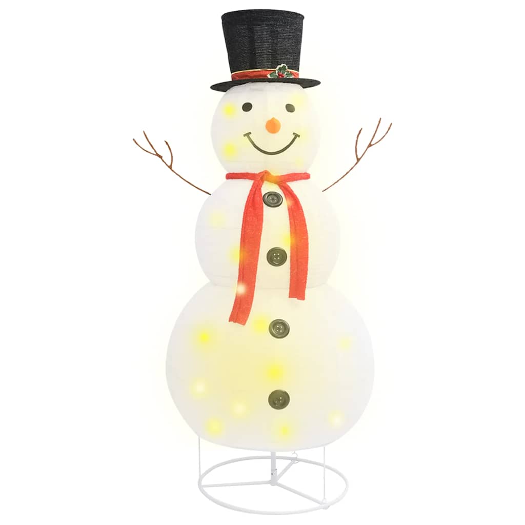 Figurine de bonhomme de neige de Noël à LED Tissu 180 cm - XIOS