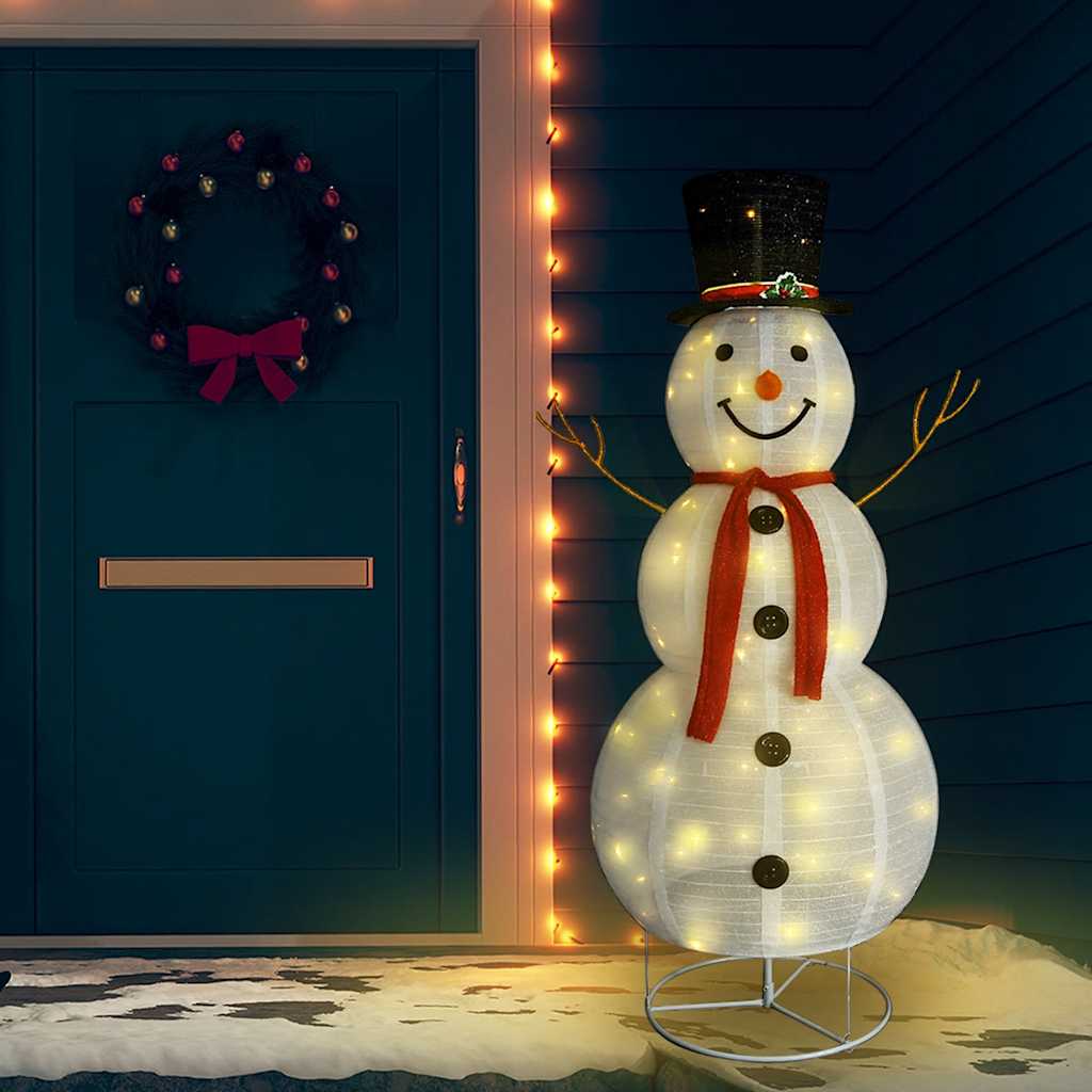 Figurine de bonhomme de neige de Noël à LED Tissu 180 cm - XIOS