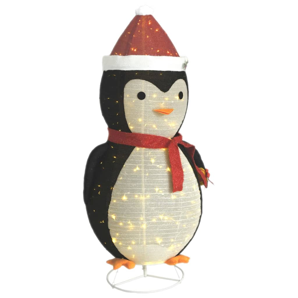 Décoration de Noël pingouin à LED Tissu de luxe 180 cm - XIOS