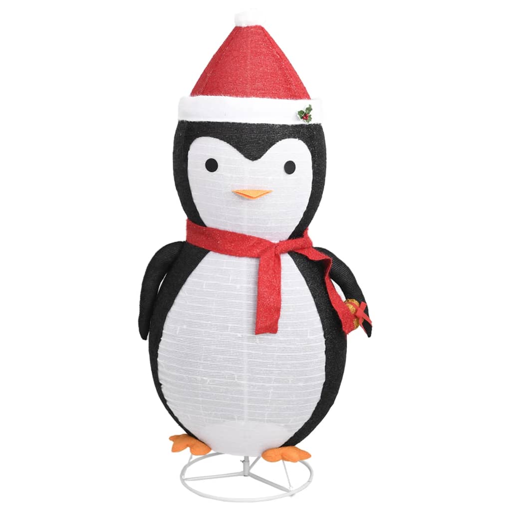 Décoration de Noël pingouin à LED Tissu de luxe 180 cm - XIOS
