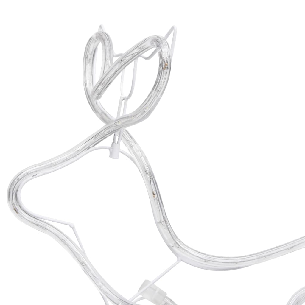 Décoration de Noël d'extérieur Renne et traîneau 252 LED - XIOS