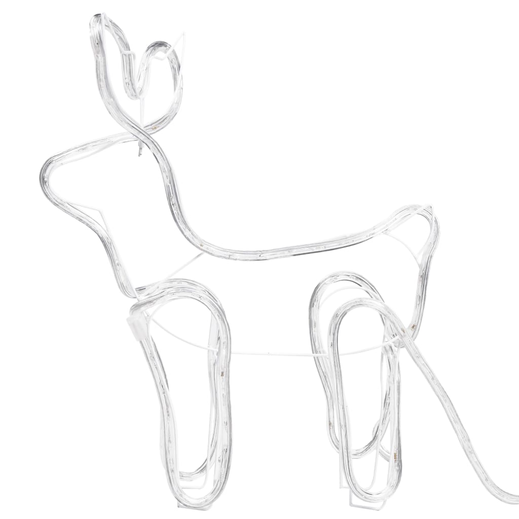 Décoration de Noël d'extérieur Renne et traîneau 576 LED - XIOS