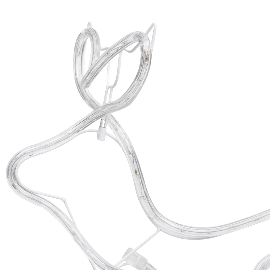 Décoration de Noël d'extérieur Renne et traîneau 252 LED - XIOS