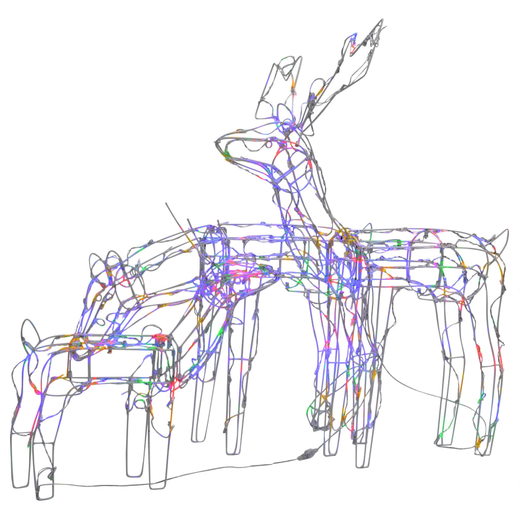 Cordon lumineux de Noël 3 pcs Rennes 229 LED - XIOS