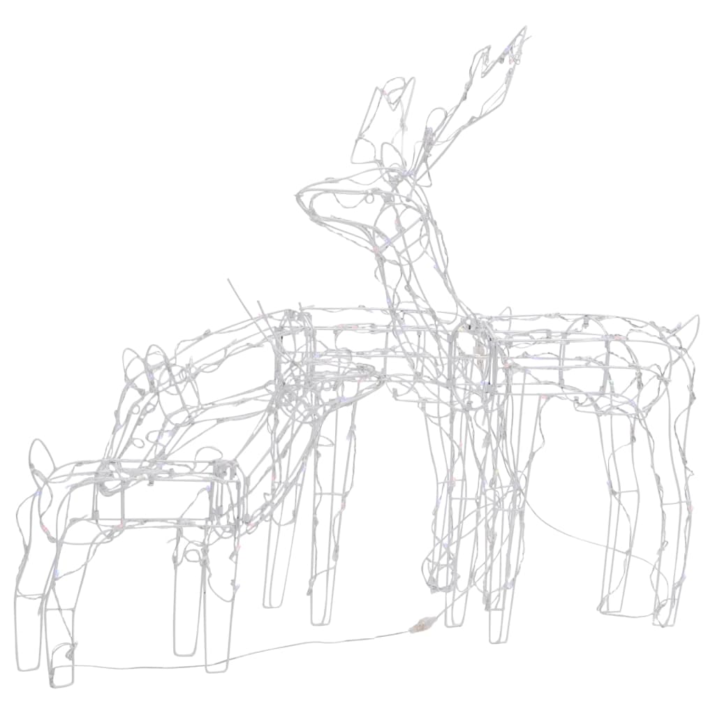 Cordon lumineux de Noël 3 pcs Rennes 229 LED - XIOS