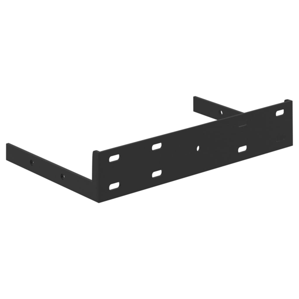 Étagères murales flottantes 2 pcs gris béton 23x23,5x3,8 cm MDF - XIOS