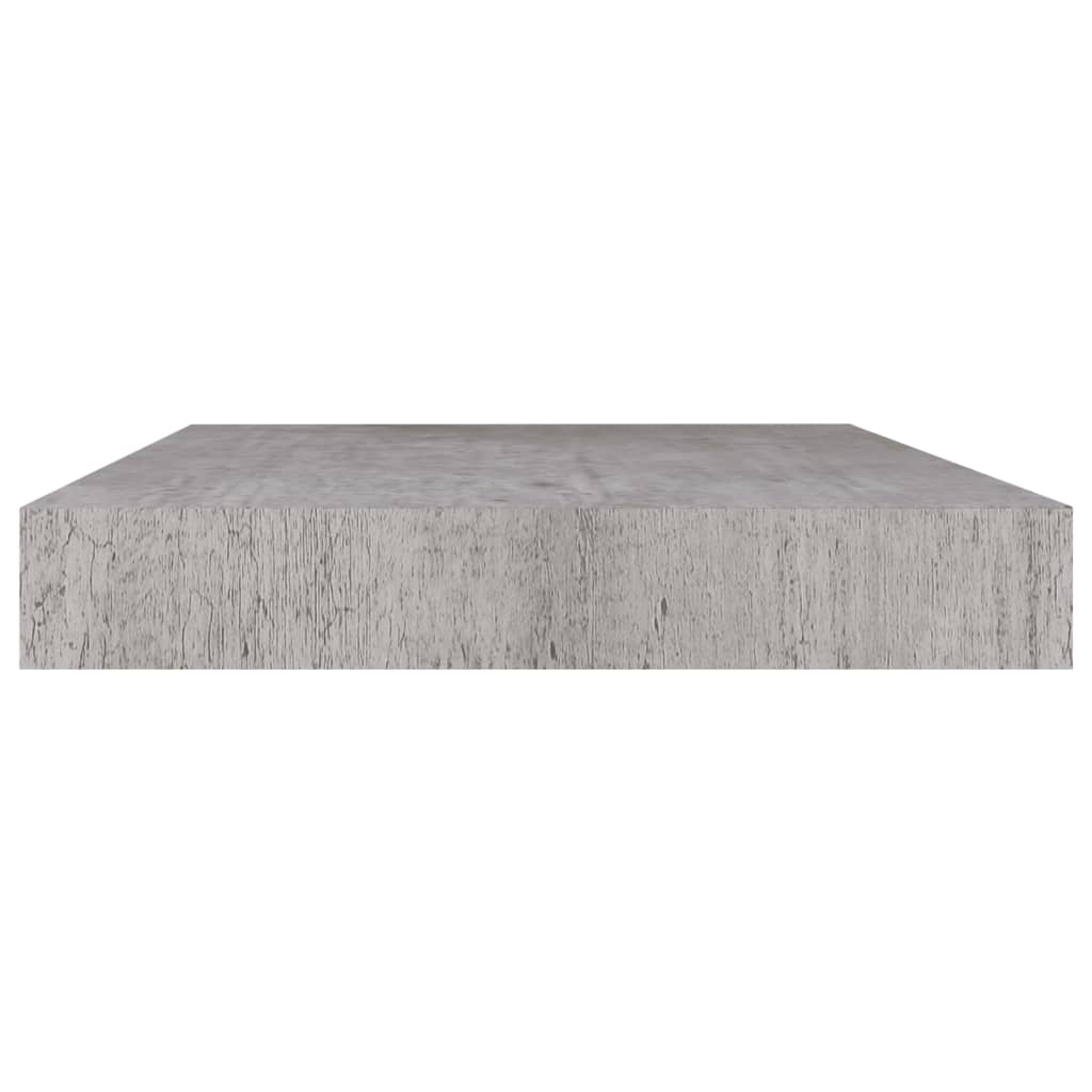 Étagère murale flottante gris béton 50x23x3,8 cm MDF - XIOS