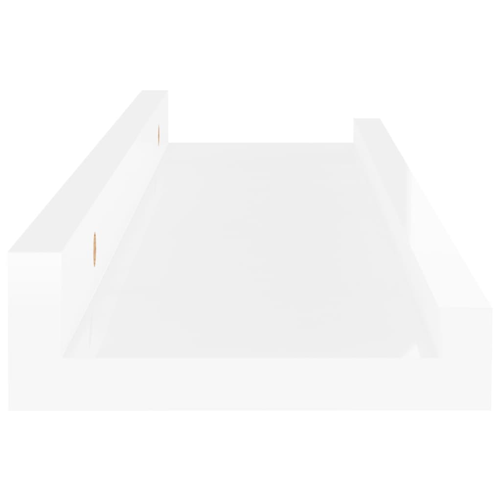 Étagères murales 4 pcs Blanc brillant 40x9x3 cm - XIOS