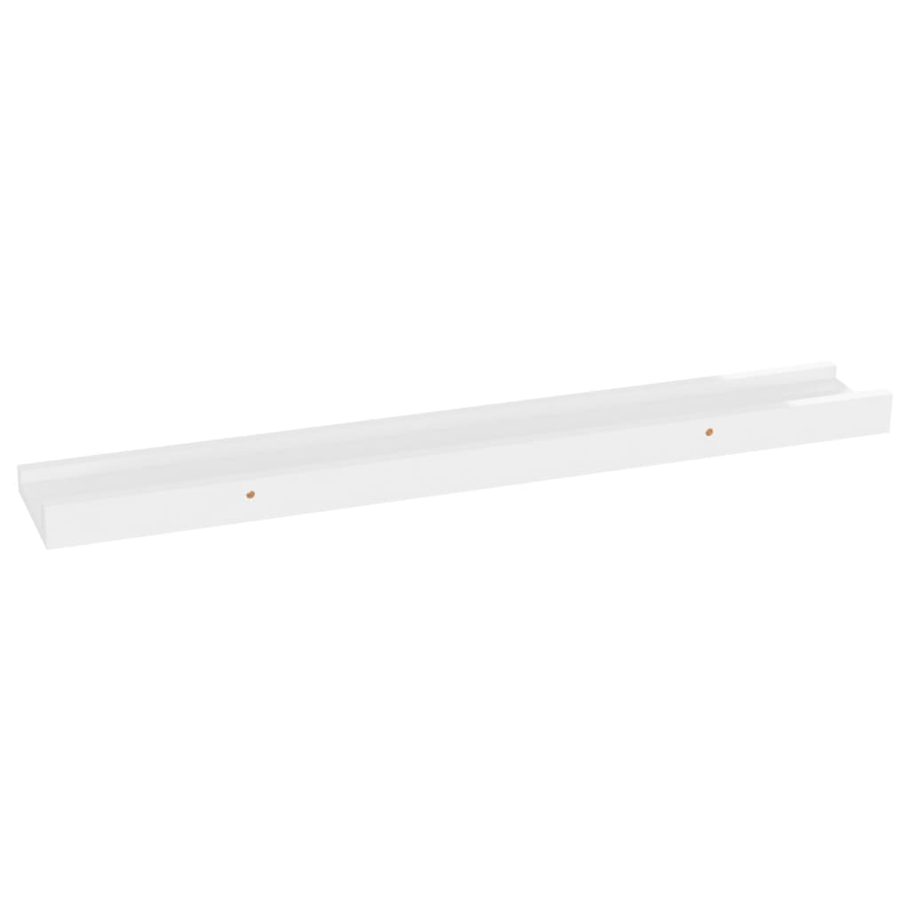 Étagères murales 4 pcs Blanc brillant 60x9x3 cm - XIOS