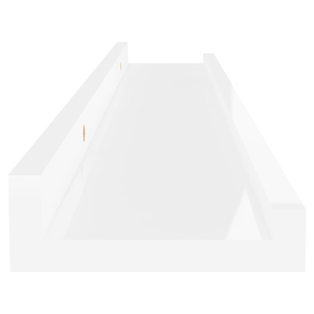 Étagères murales 4 pcs Blanc brillant 60x9x3 cm - XIOS