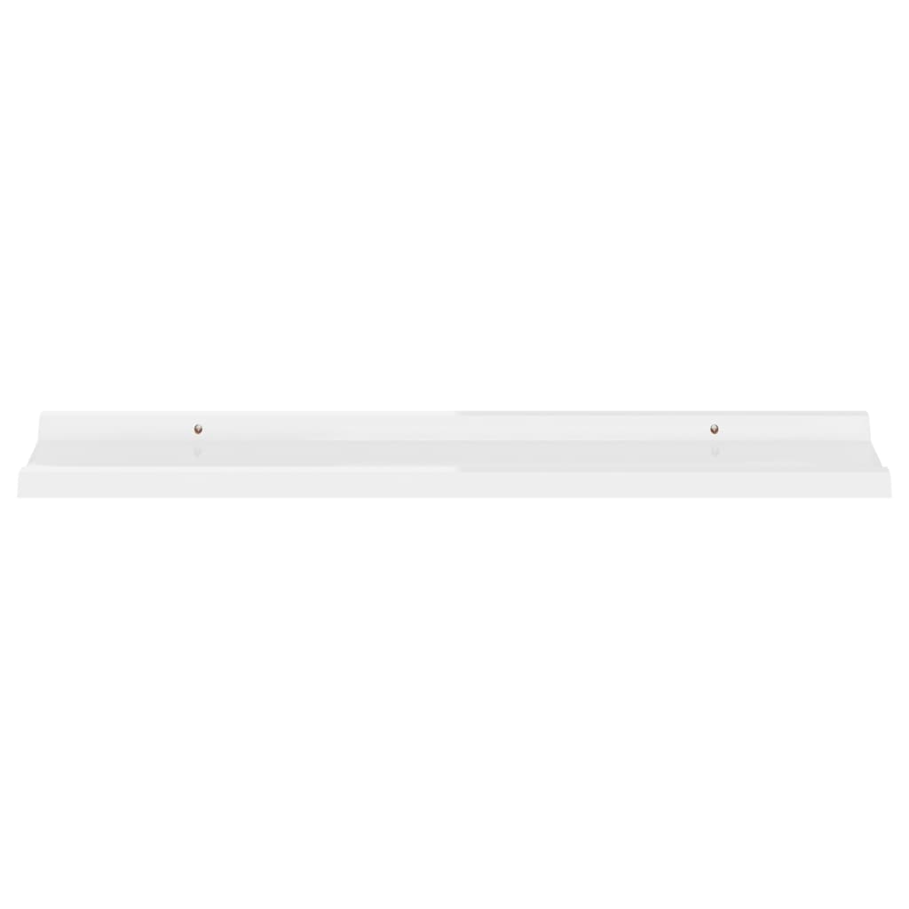 Étagères murales 4 pcs Blanc brillant 80x9x3 cm - XIOS