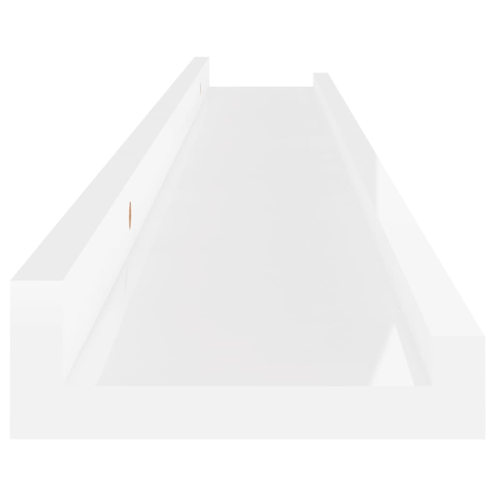 Étagères murales 4 pcs Blanc brillant 80x9x3 cm - XIOS