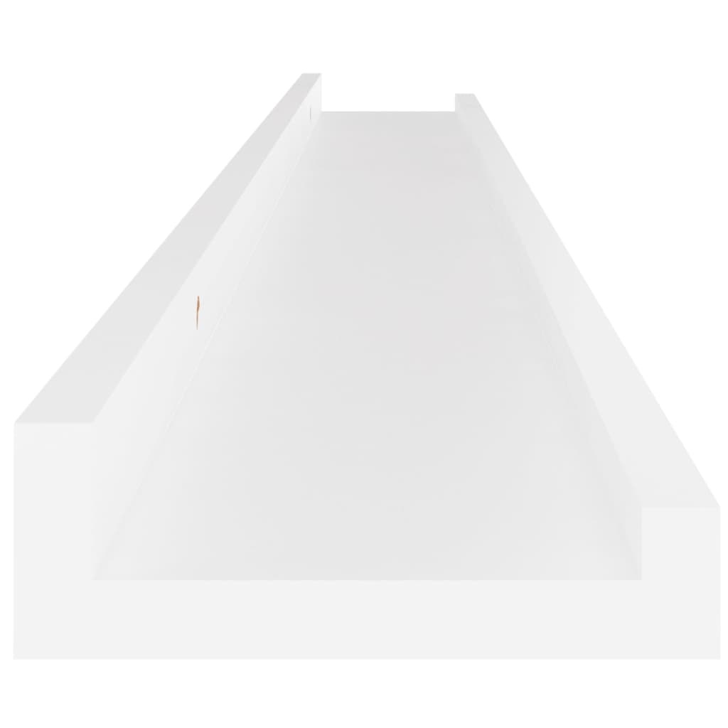 Étagères murales 2 pcs Blanc 100x9x3 cm - XIOS