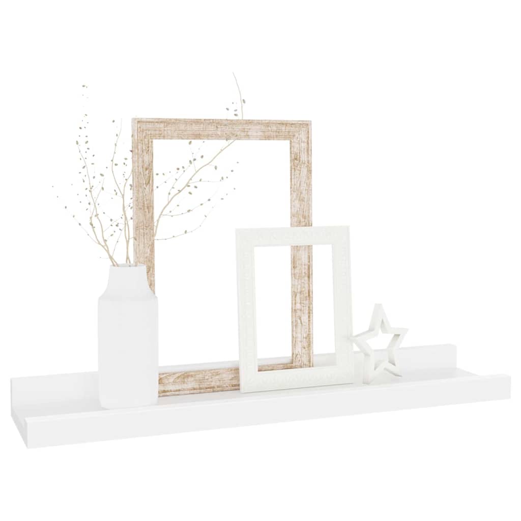 Étagères murales 4 pcs Blanc 40x9x3 cm - XIOS
