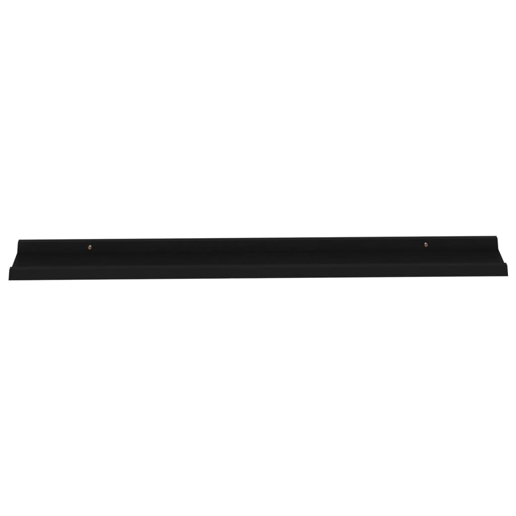 Étagères murales 2 pcs Noir 115x9x3 cm - XIOS