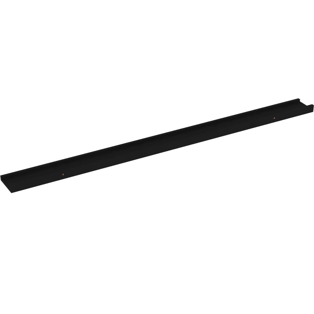 Étagères murales 2 pcs Noir 115x9x3 cm - XIOS