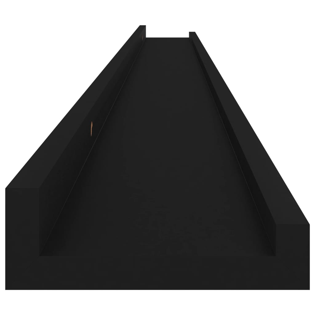 Étagères murales 2 pcs Noir 115x9x3 cm - XIOS