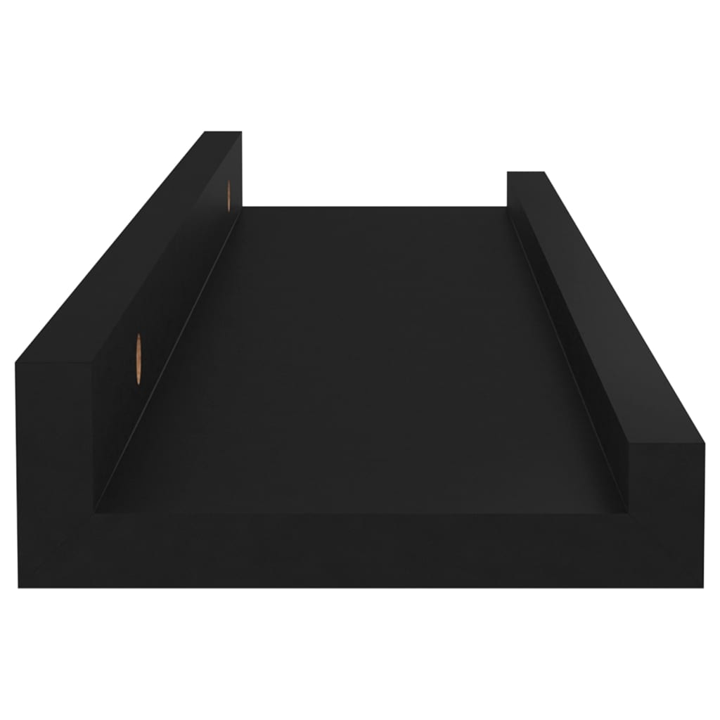 Étagères murales 4 pcs Noir 40x9x3 cm - XIOS
