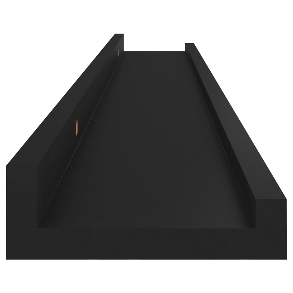Étagères murales 4 pcs Noir 80x9x3 cm - XIOS