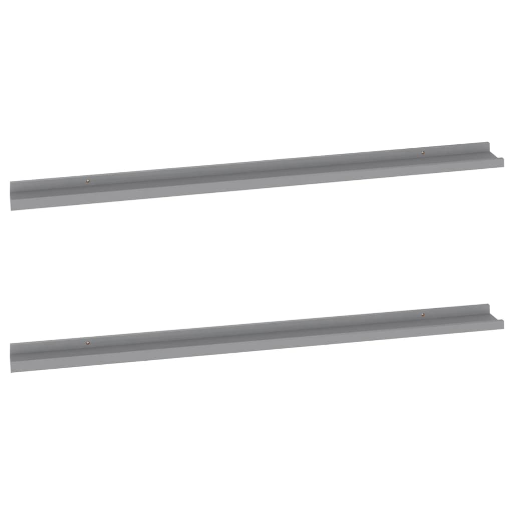 Étagères murales 2 pcs Gris 115x9x3 cm - XIOS