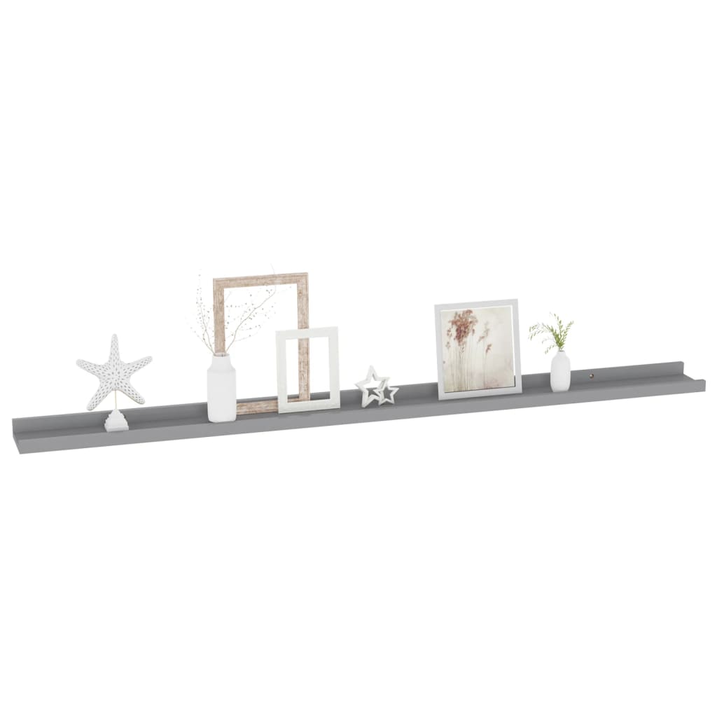 Étagères murales 2 pcs Gris 115x9x3 cm - XIOS