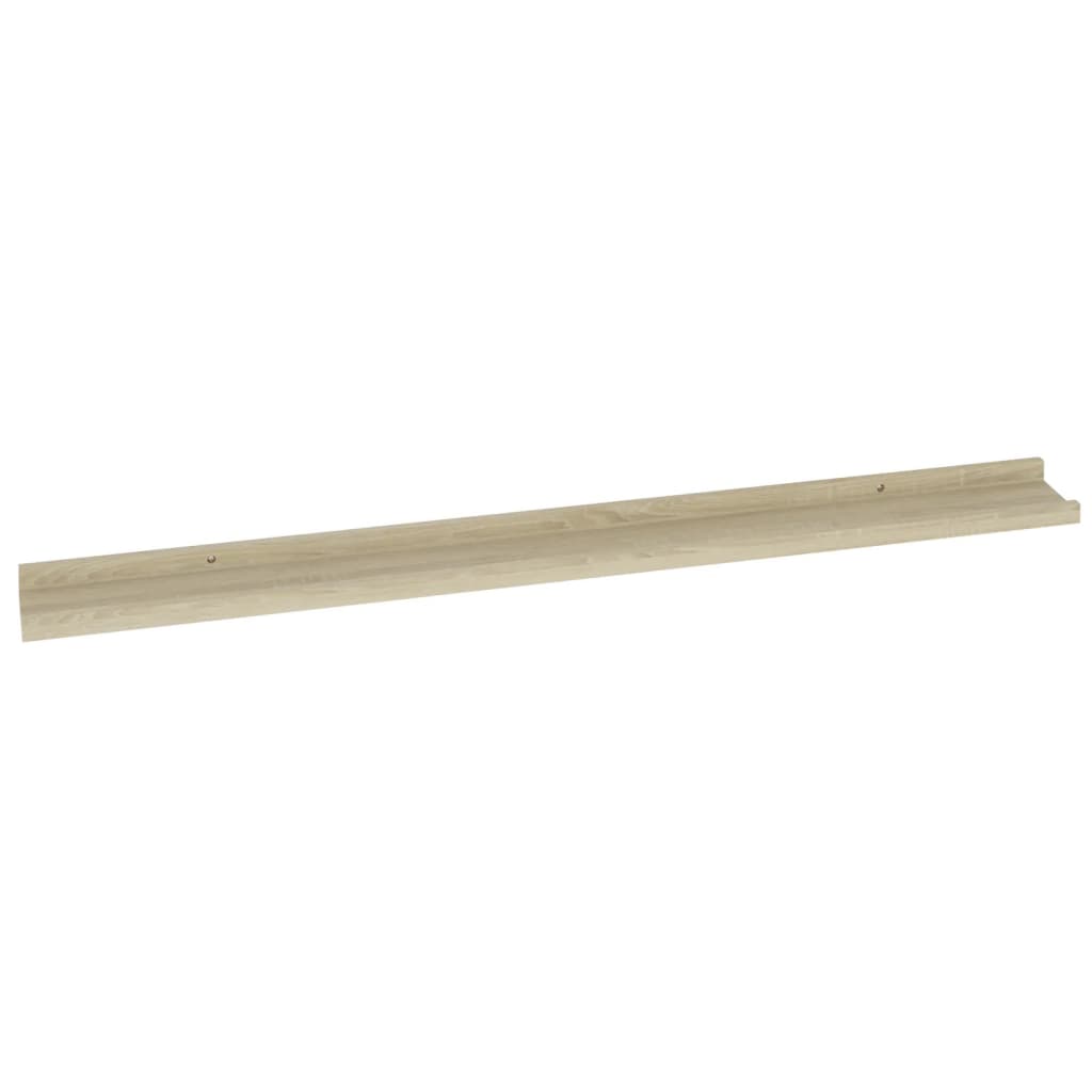 Étagères murales 2 pcs chêne sonoma 100x9x3 cm - XIOS