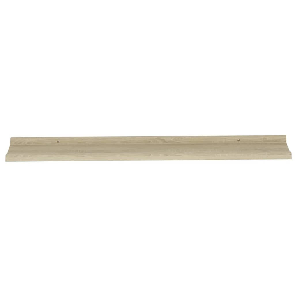 Étagères murales 2 pcs chêne sonoma 100x9x3 cm - XIOS