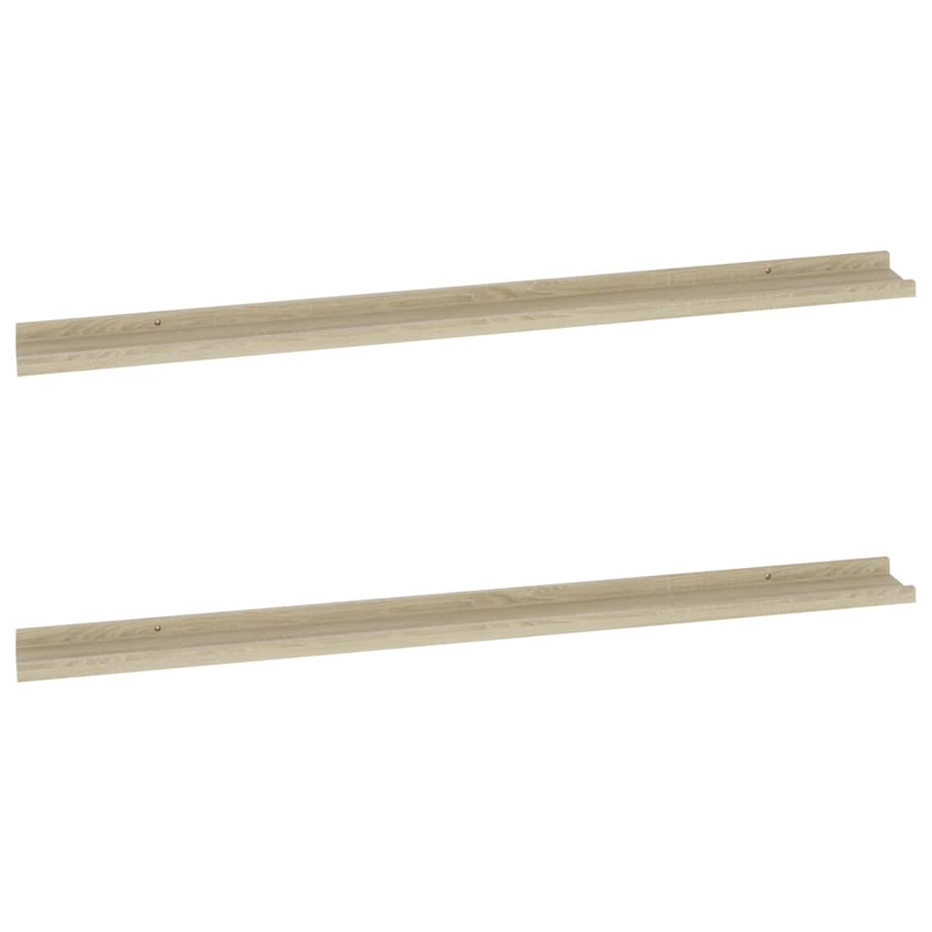 Étagères murales 2 pcs chêne sonoma 115x9x3 cm - XIOS