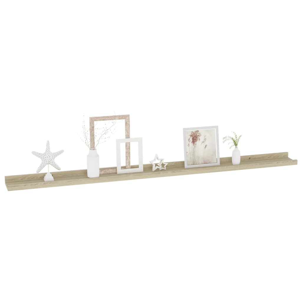 Étagères murales 2 pcs chêne sonoma 115x9x3 cm - XIOS