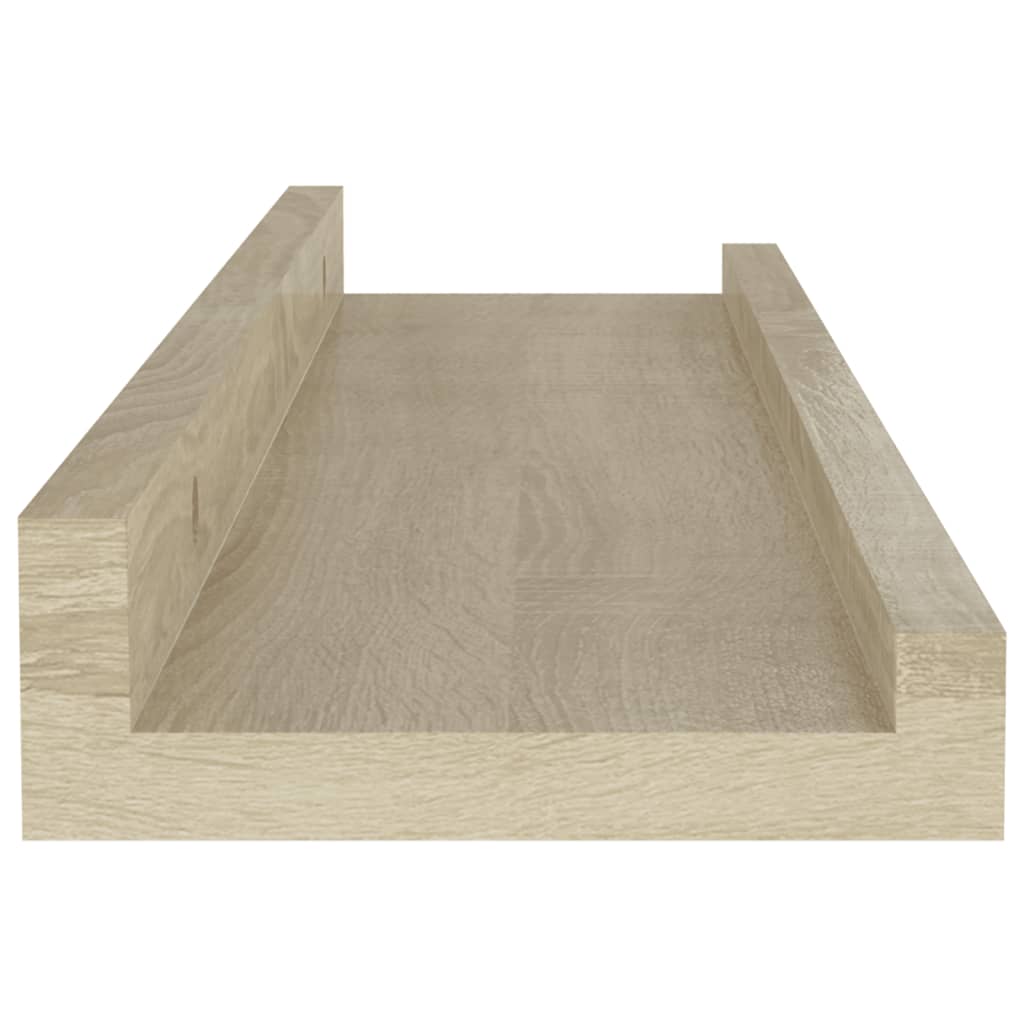 Étagères murales 4 pcs chêne sonoma 40x9x3 cm - XIOS
