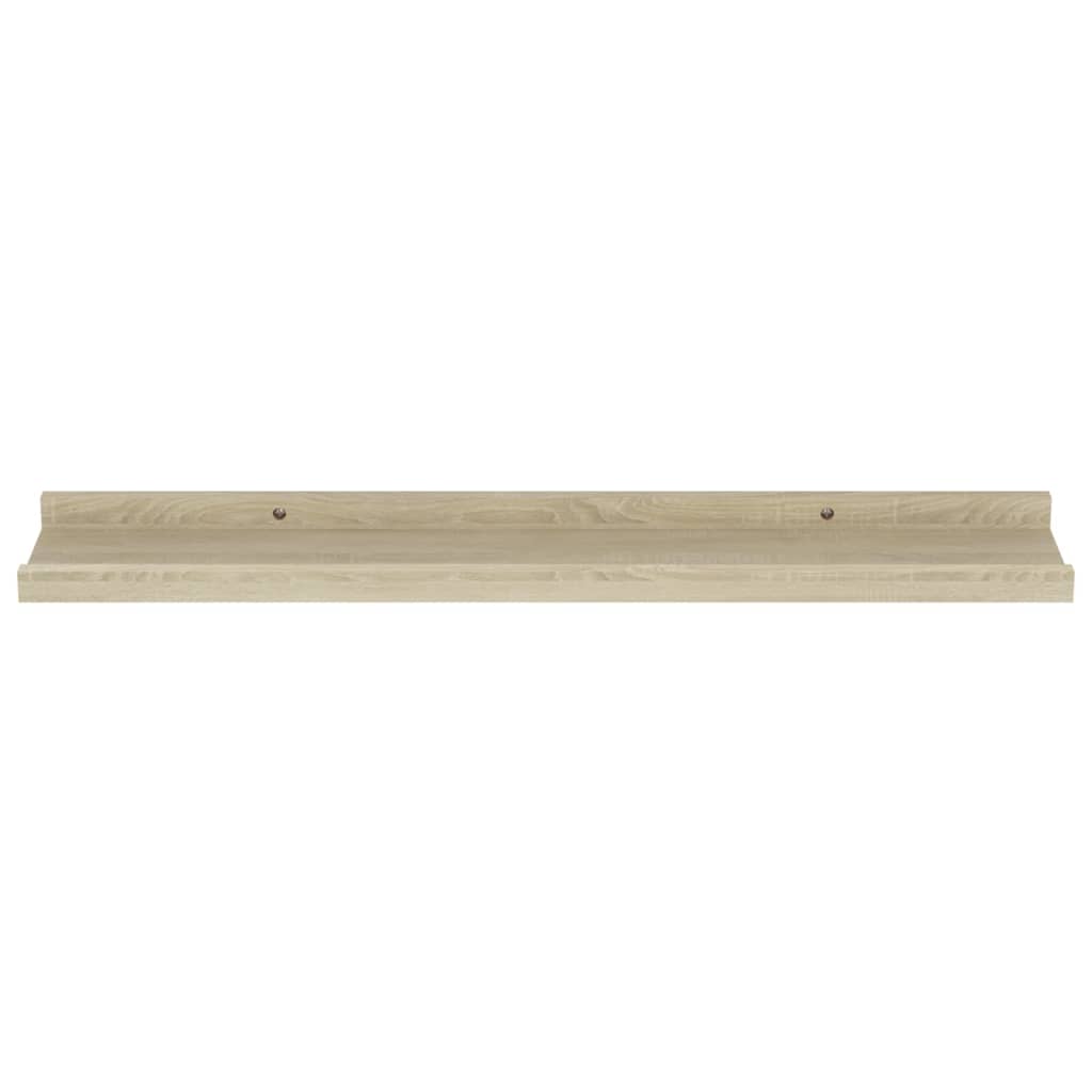 Étagères murales 4 pcs chêne sonoma 60x9x3 cm - XIOS