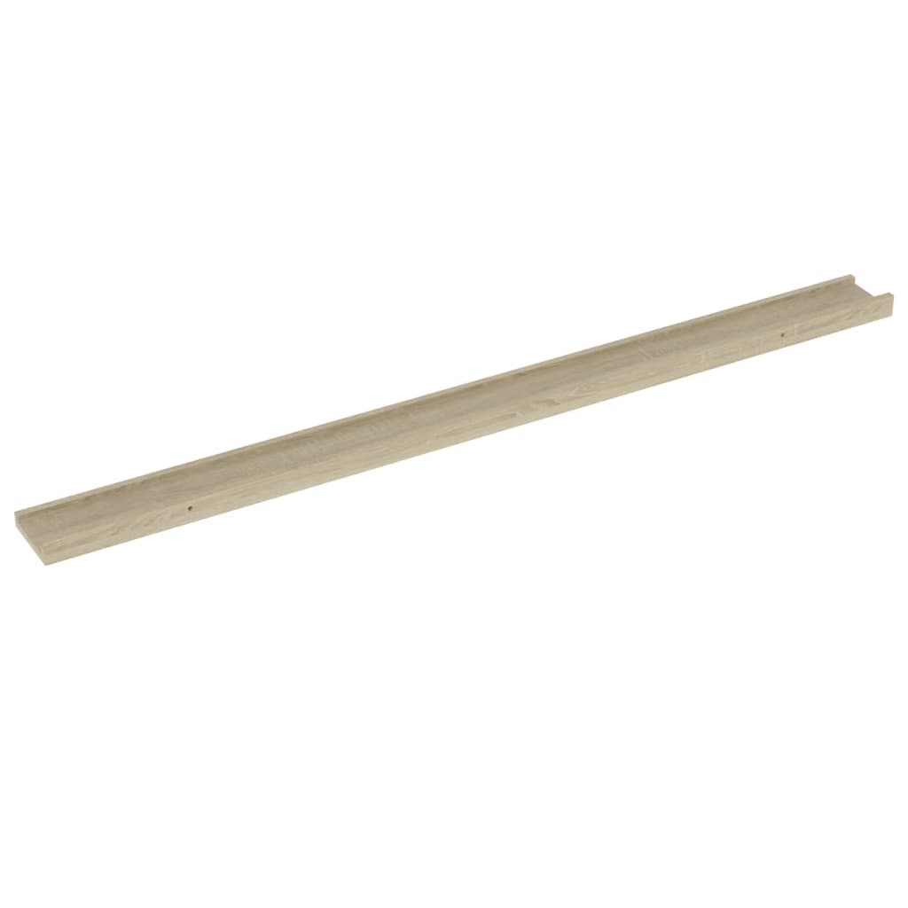 Étagères murales 4 pcs chêne sonoma 115x9x3 cm - XIOS