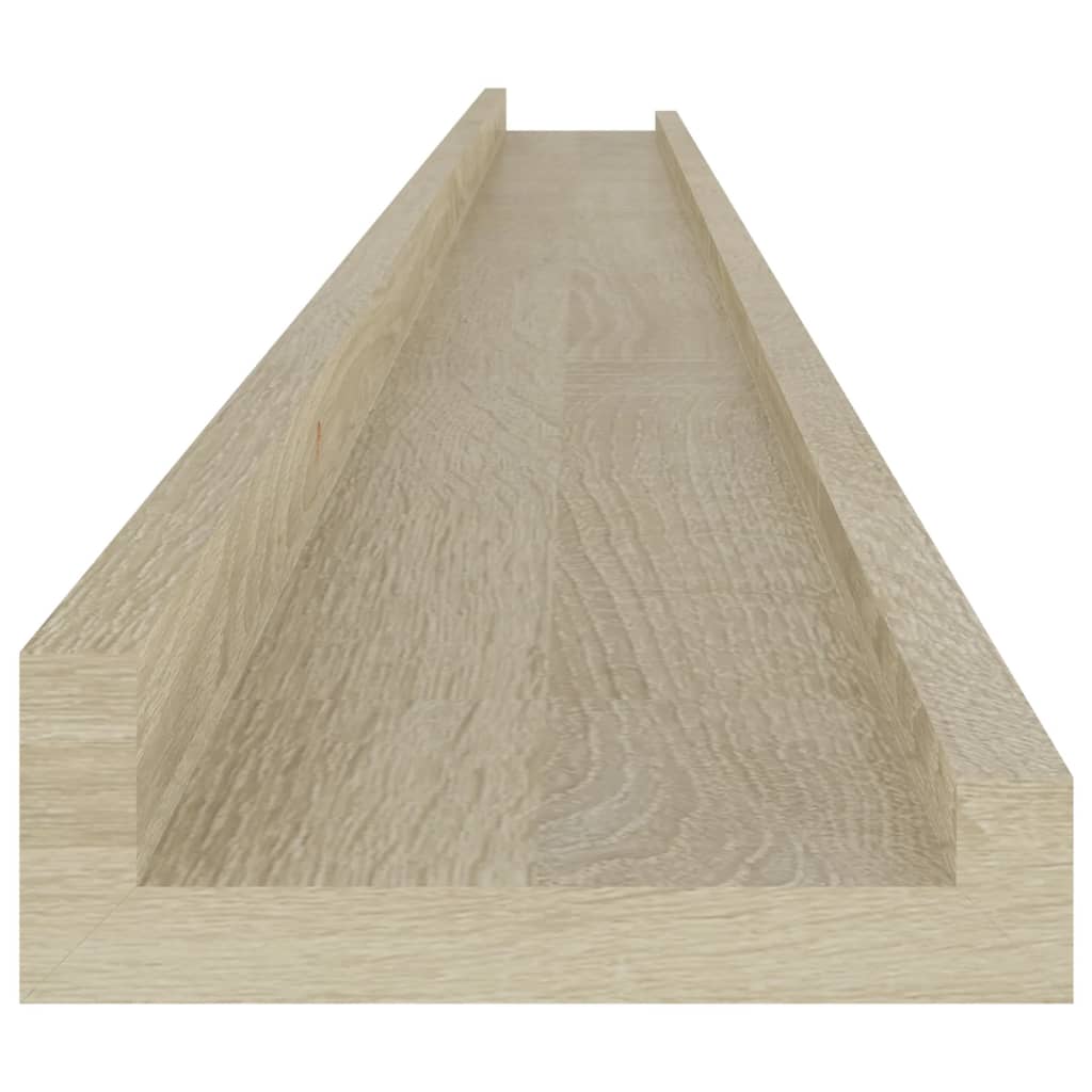 Étagères murales 4 pcs chêne sonoma 115x9x3 cm - XIOS