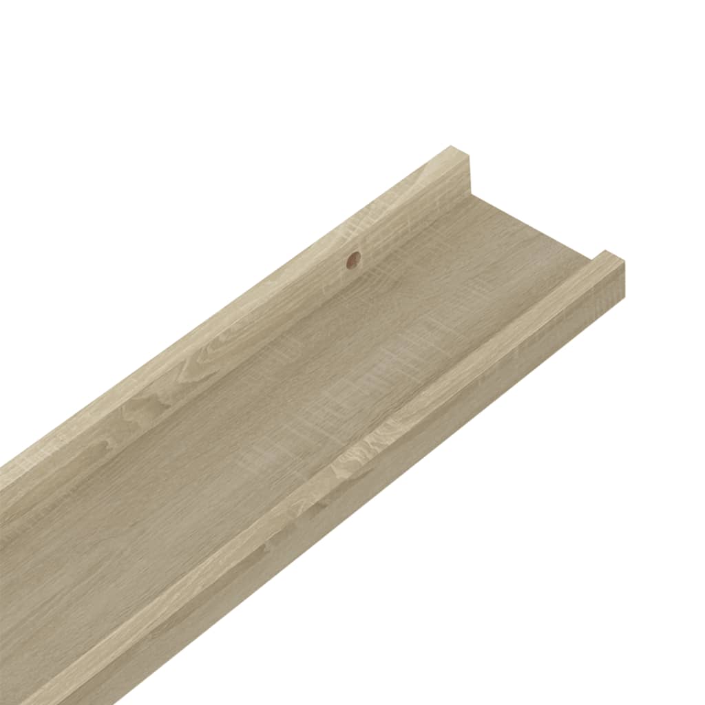 Étagères murales 4 pcs chêne sonoma 115x9x3 cm - XIOS