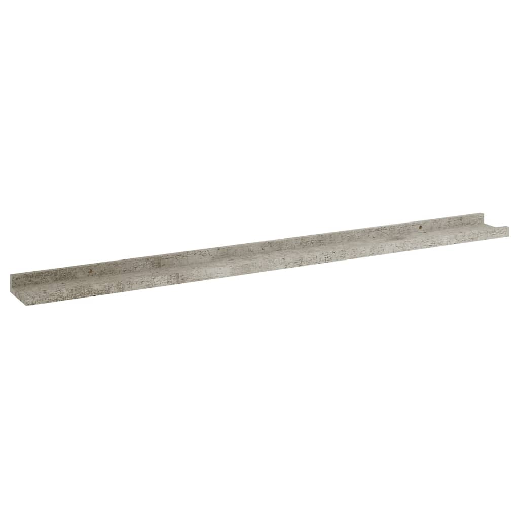 Étagères murales 2 pcs Gris béton 100x9x3 cm - XIOS