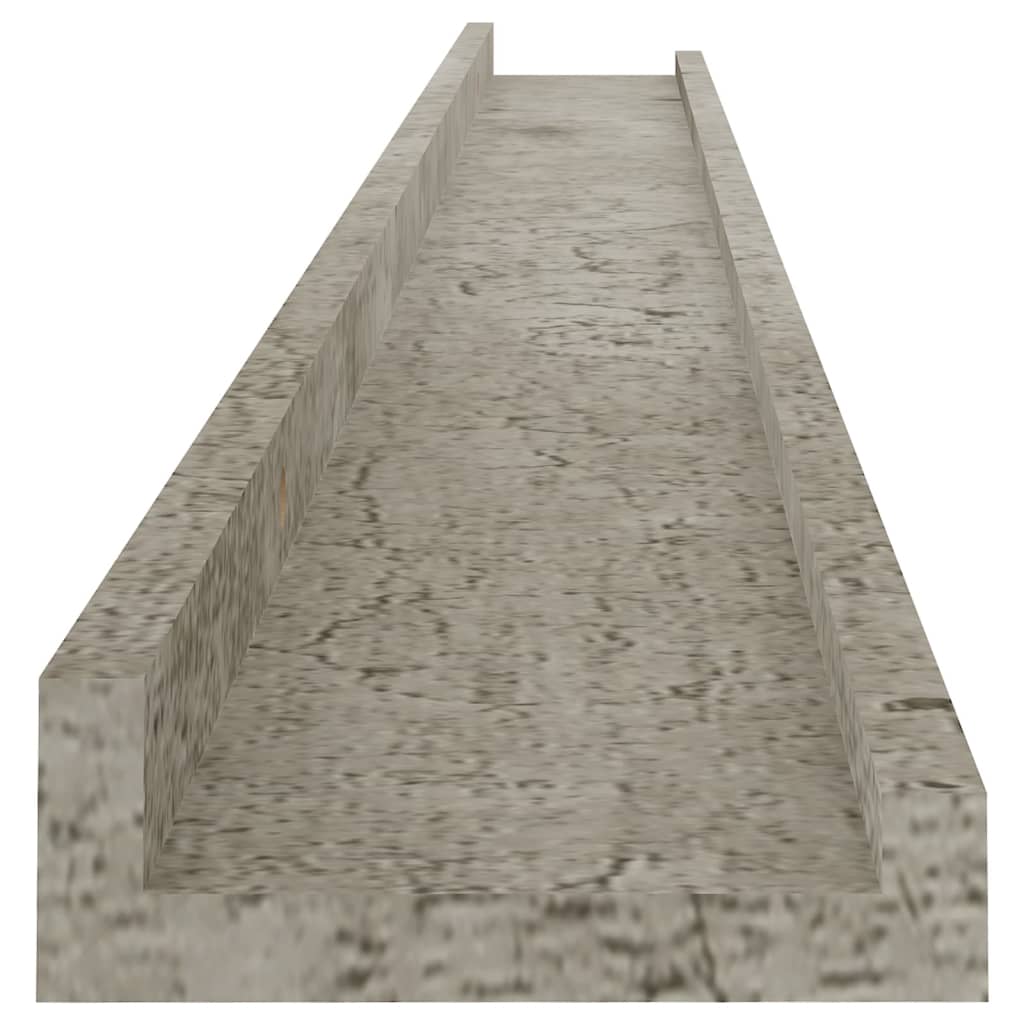 Étagères murales 2 pcs Gris béton 100x9x3 cm - XIOS