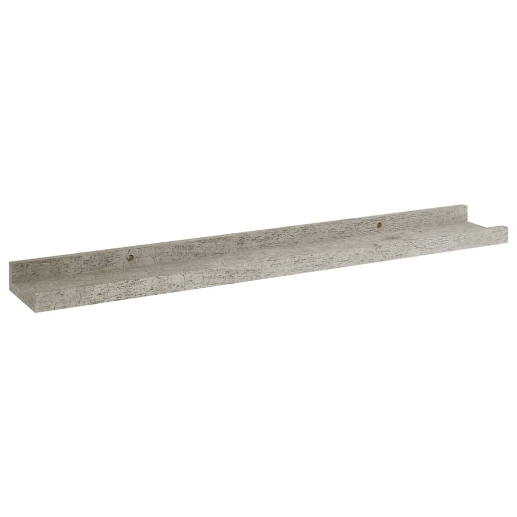 Étagères murales 4 pcs Gris béton 60x9x3 cm - XIOS