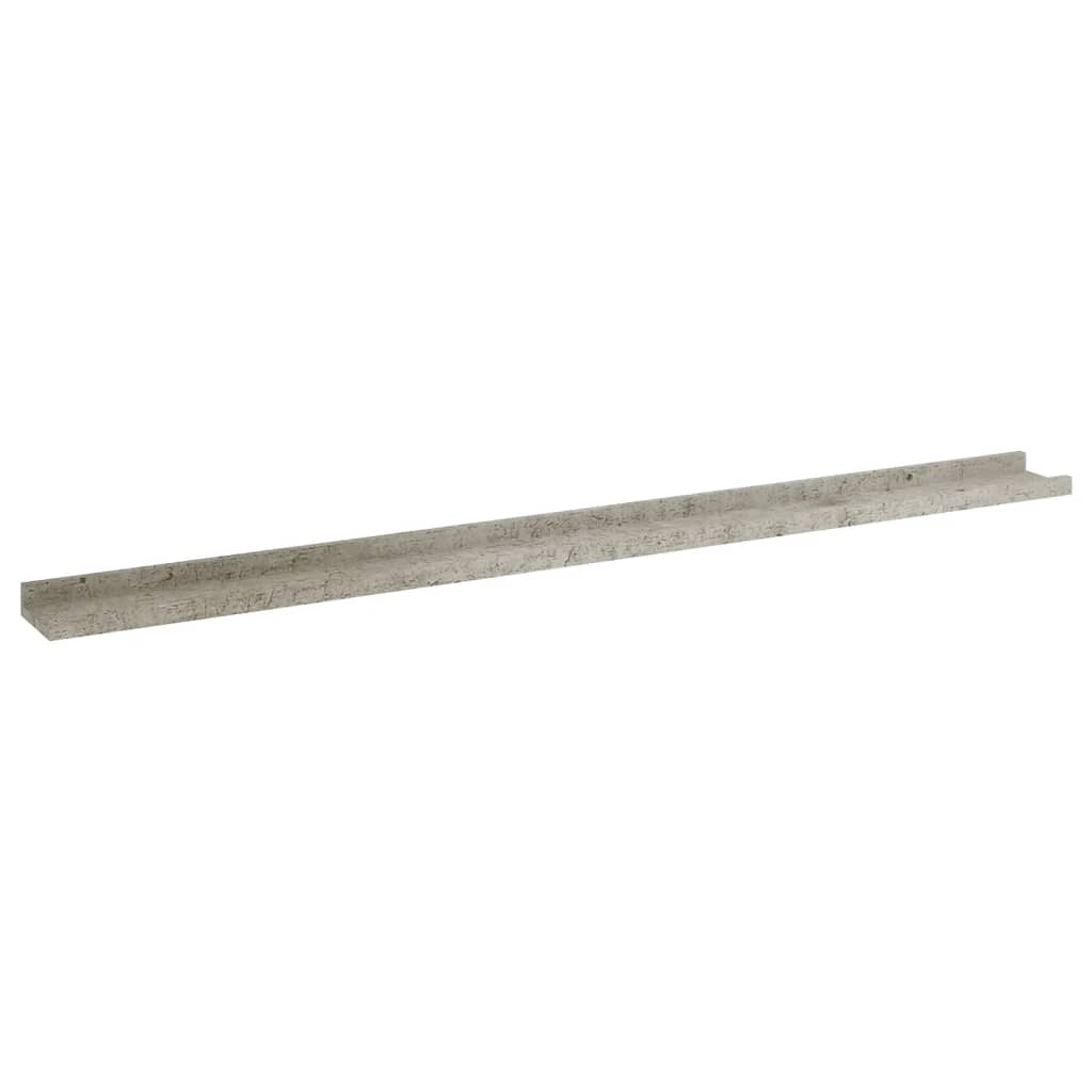 Étagères murales 4 pcs Gris béton 115x9x3 cm - XIOS