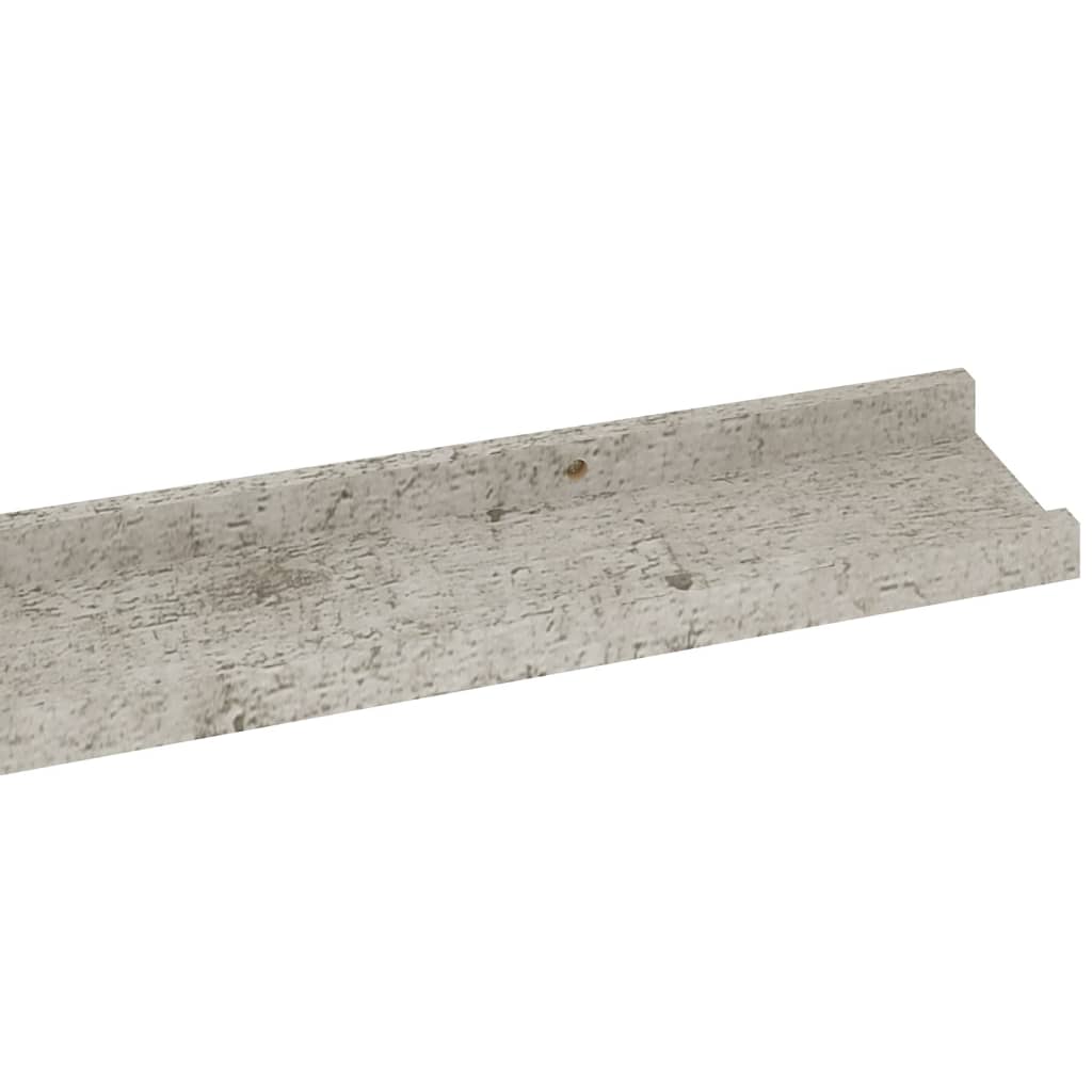 Étagères murales 4 pcs Gris béton 115x9x3 cm - XIOS