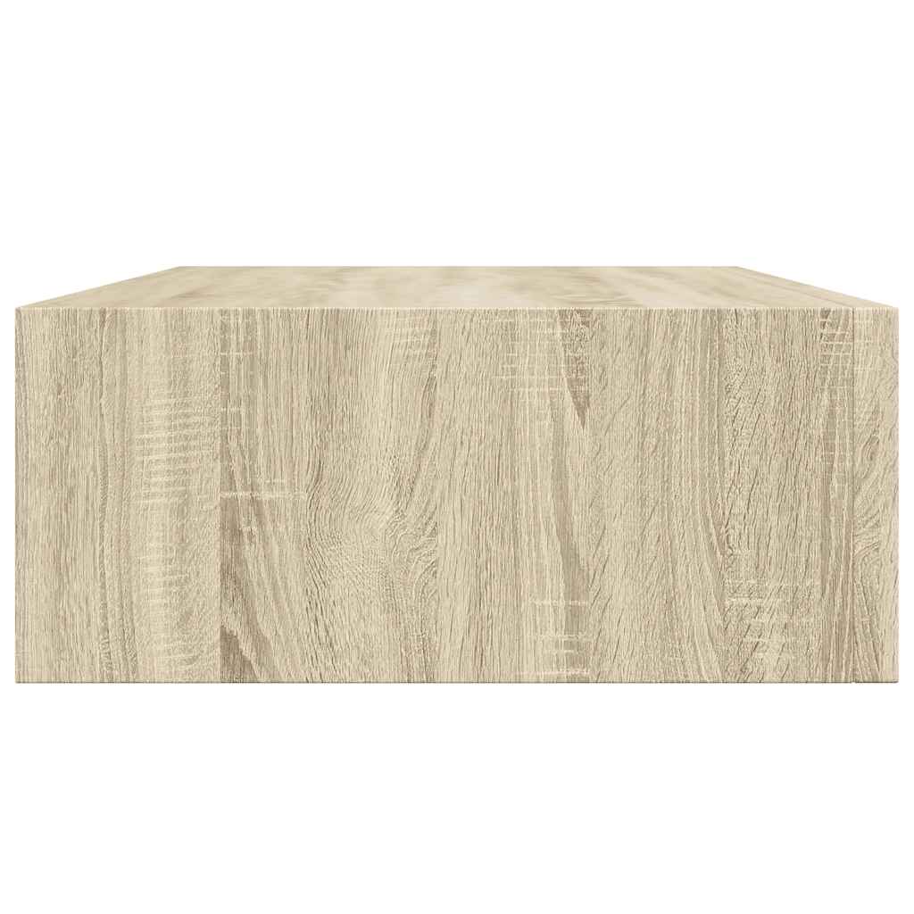 Étagères à tiroirs murales 2 pcs chêne 40x23,5x10 cm MDF - XIOS