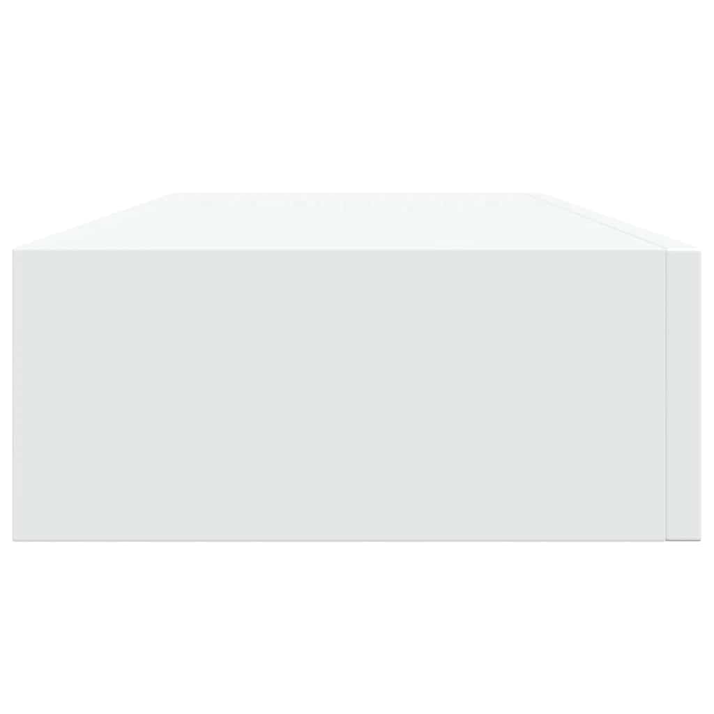 Étagère à tiroir murale Blanc 60x23,5x10 cm MDF - XIOS